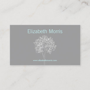 ARBRE en Carte de visite GRAY/AQUA