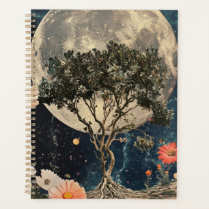 Arbre et fleurs de la lune