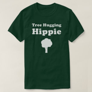 Arbre étreignant le T-shirt hippie