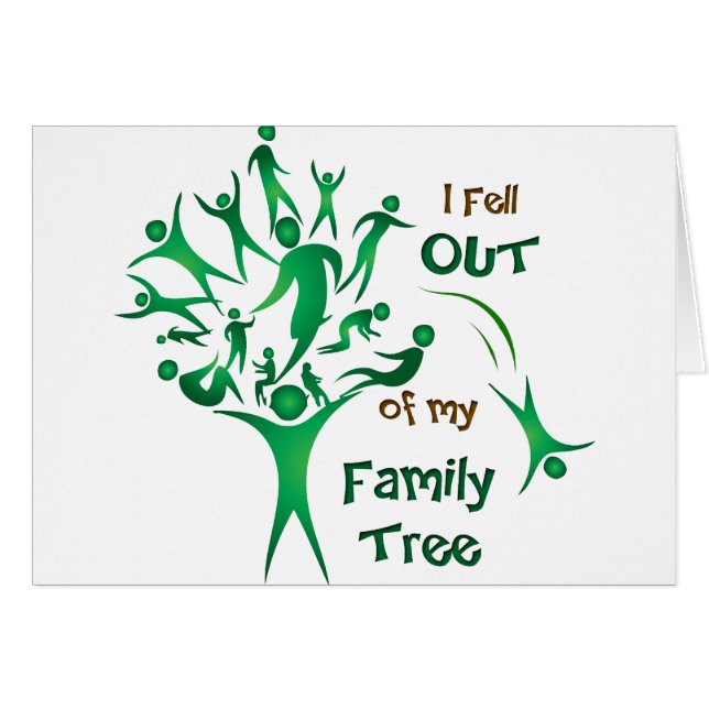 Arbre familial amusant (Devant horizontal)