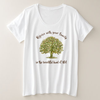 arbre familial Femme Plus Taille T-shirt, cadeau m