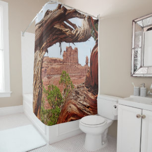 Arbre Gnarly Art Photo Douche rideau