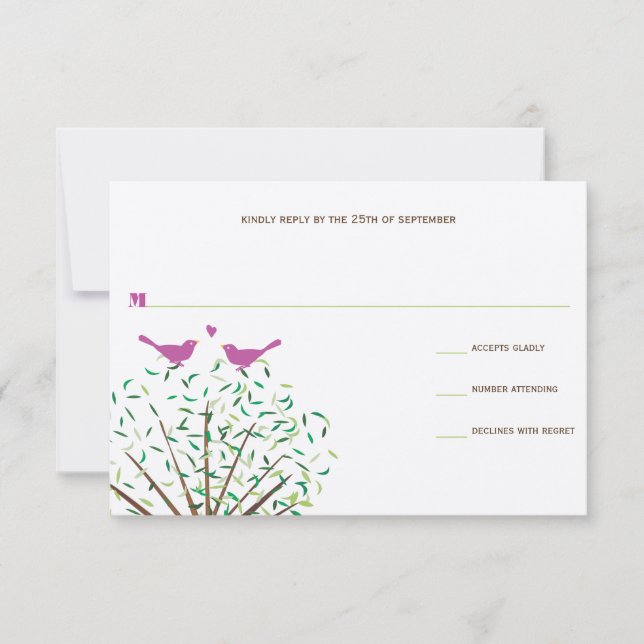 Arbre Inséparable Whimsical Orange et Fuchsia RSVP (Devant)