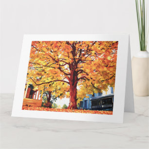 ARBRE MAJESTUEUX SUR HIGH STREET carte