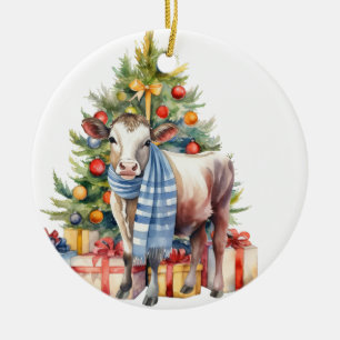 Arbre ornement avec veau ornement