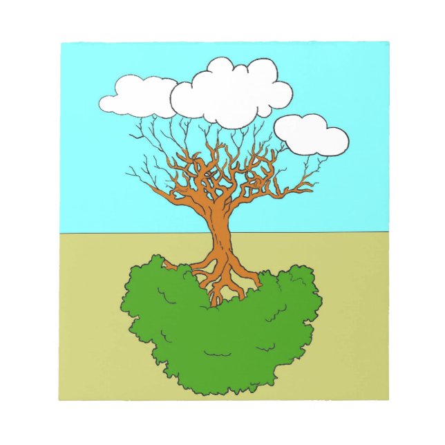 arbre renversé notizblock (Vorderseite)