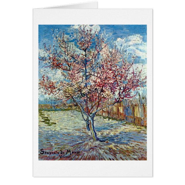 Arbre rose à prés (F394) Van Gogh Art (Devant)
