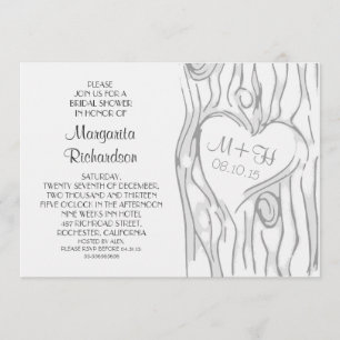 arbre sculpté nuptiale moderne invitations de douc
