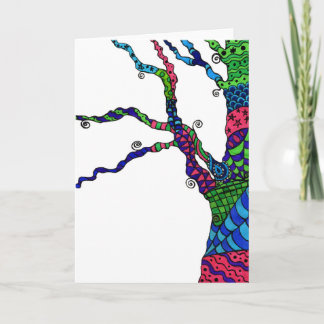 Arbre zen - carte d'anniversaire
