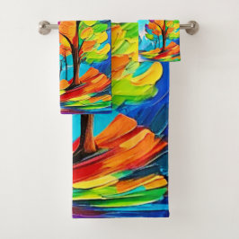 Arbres arc-en-ciel : Forêt vive