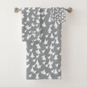 Arbres blancs gris