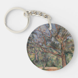 Arbres et Route, Paysage Post-Impressionniste