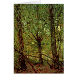 Arbres et sous-bois par Vincent van Gogh