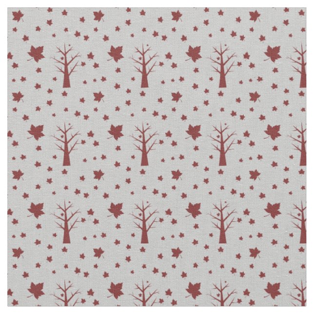 Arbres et tissu Motif Feuille (Fermer)