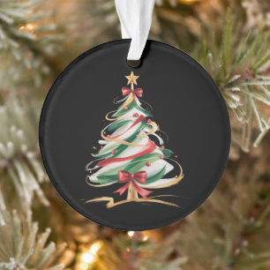 Arbres gais et lumineux Noël Vacances Hiver