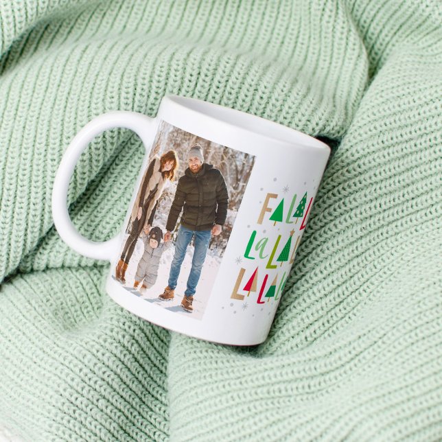 Arbres joyeux Noël Photo Mug (Créateur téléchargé)