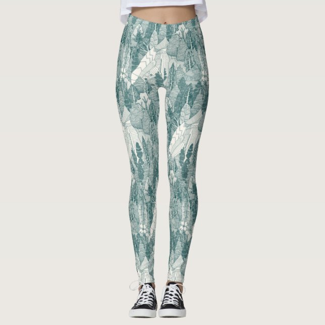 arbres leggings NC jade (Devant)