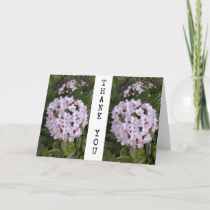 Arbuste à fleurs Carte de remerciements floral