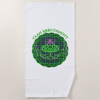 Arbuthnott Scottish Tartan Celtic Thistle Strandtuch