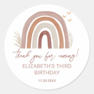 Arc arc-en-ciel Boho Watercolor   Merci Sticker Fa