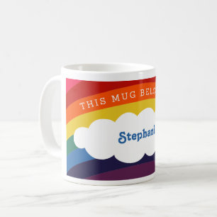 Arc-arc rétro   Cette Mug Appartient À : Nom