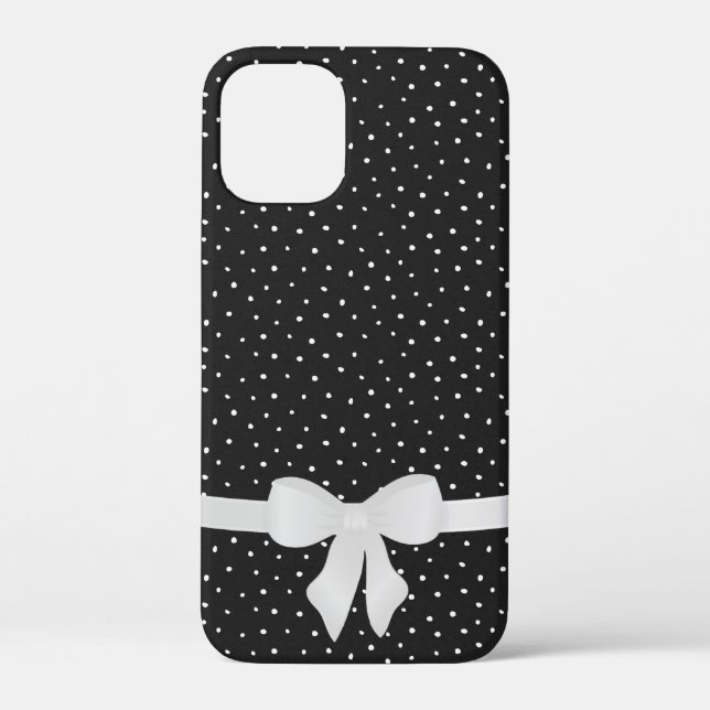 arc blanc sur Coque noir et blanc coque iphone-Mat (Verso)