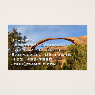 Arc de paysage dans le parc national des Arches