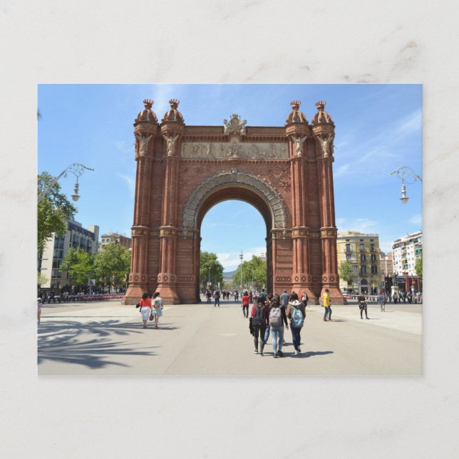 'Arc de Triomf', Barcelona Postkarte (Vorderseite)