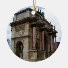 Arc de Triomphe de Carrousel Keramikornament