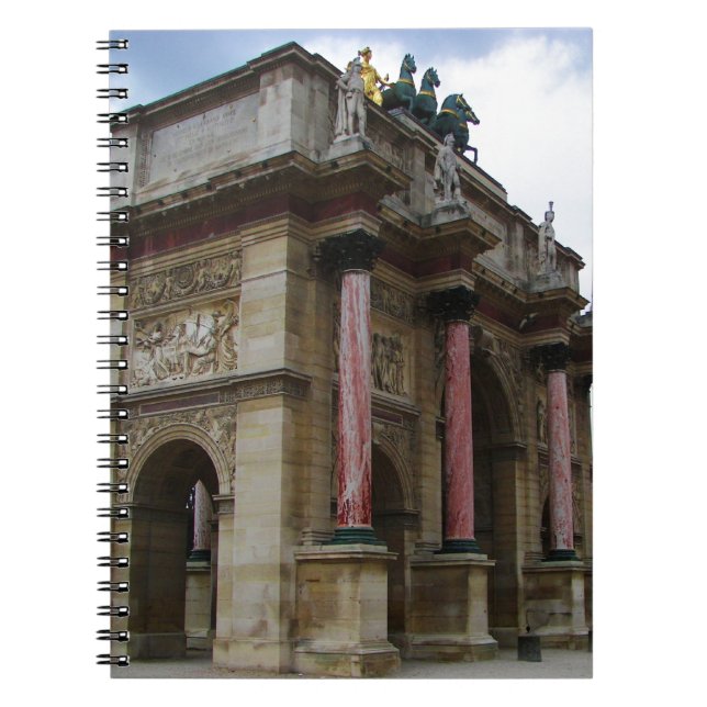 Arc de Triomphe de Carrousel. Notizblock (Vorderseite)