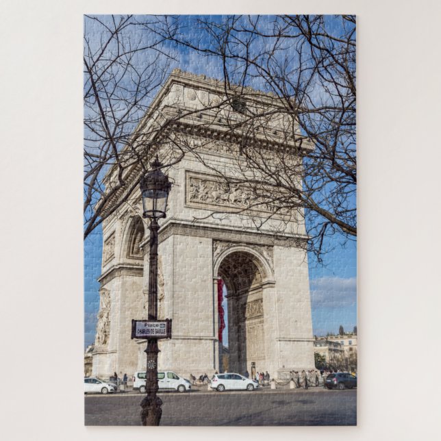 Arc de Triomphe in Paris, Frankreich (Vertikal)