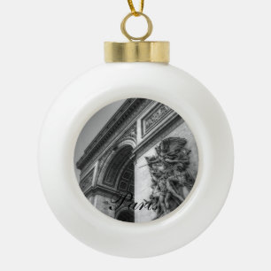 Arc de Triomphe Keramik Kugel-Ornament
