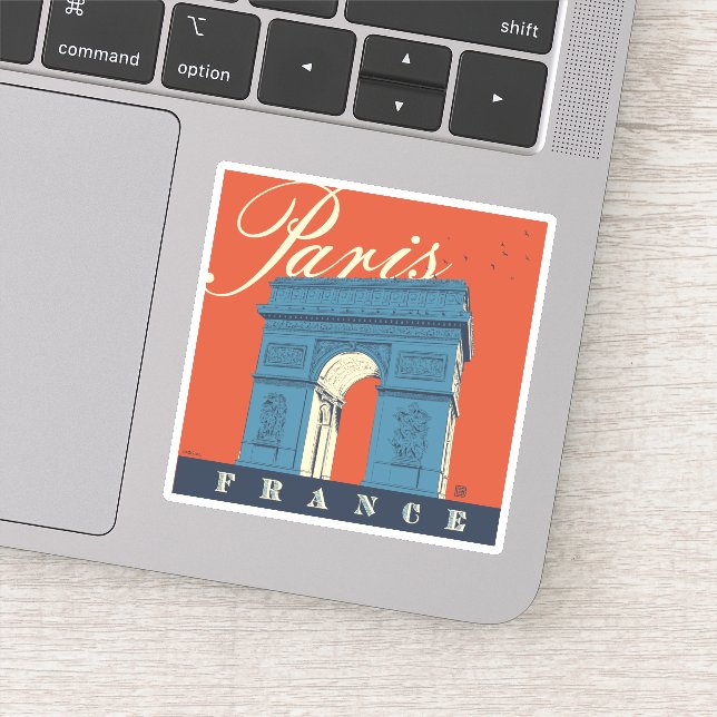 Arc de Triomphe | Paris, Frankreich Aufkleber (Detail)