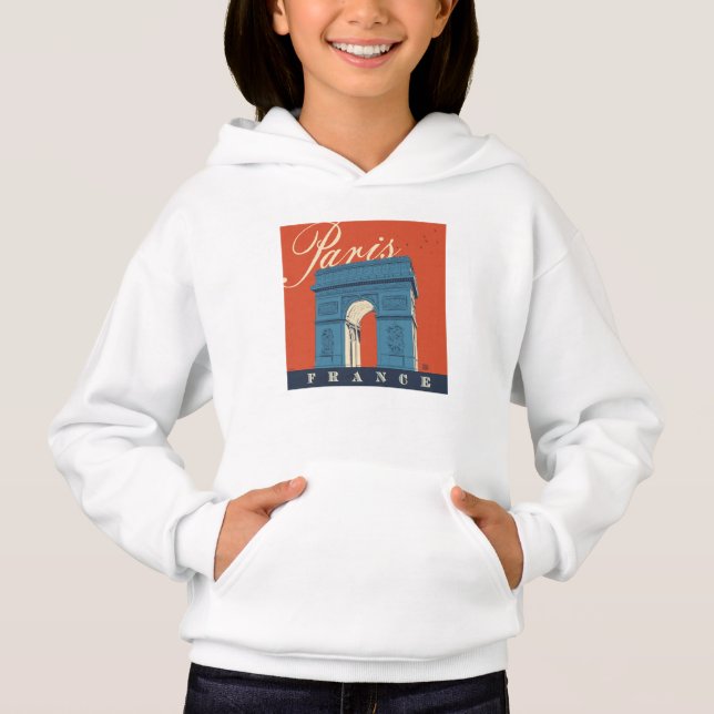 Arc de Triomphe | Paris, Frankreich Hoodie (Vorderseite)
