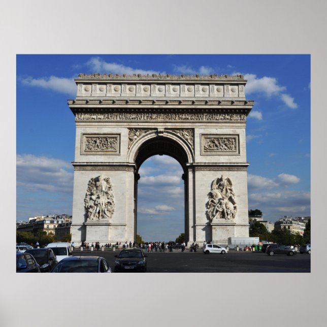 Arc de Triomphe Paris Frankreich Poster (Vorne)