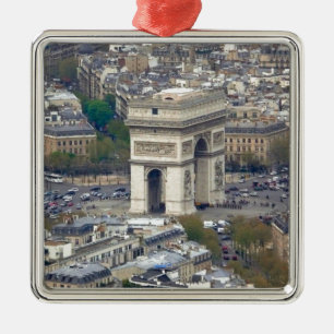 Arc de Triomphe Paris Frankreich Silbernes Ornament