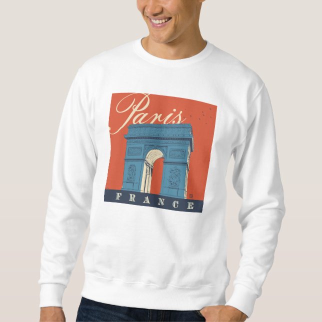 Arc de Triomphe | Paris, Frankreich Sweatshirt (Vorderseite)