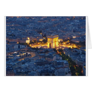 Arc De Triomphe Paris Frankreich Weltstadt