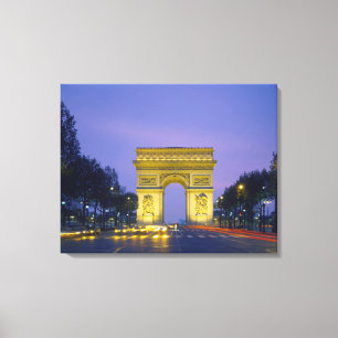 Arc de Triomphe, Paris, Leinwanddruck