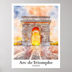 Arc de Triomphe Paris Poster