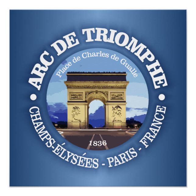 Arc de Triomphe (rd) Poster (Vorderseite)