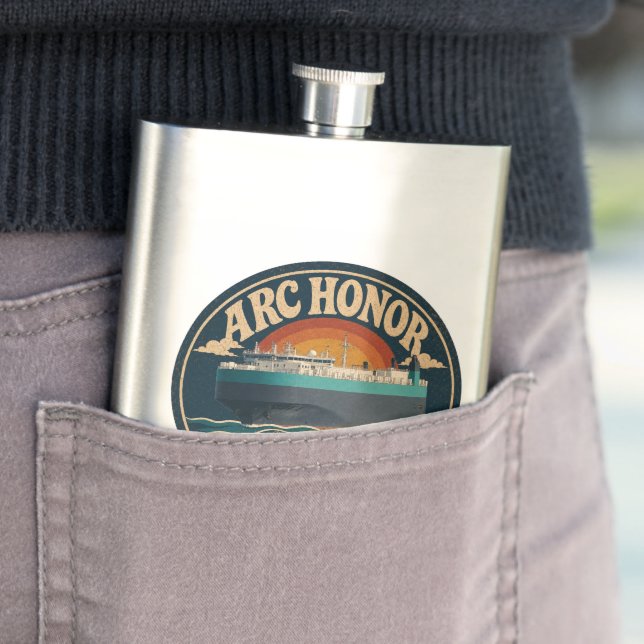 ARC-Ehrenflasche Flachmann (Beispiel)