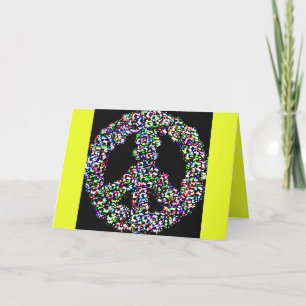 Arc en arc-en-ciel symbole de la paix carte de nou