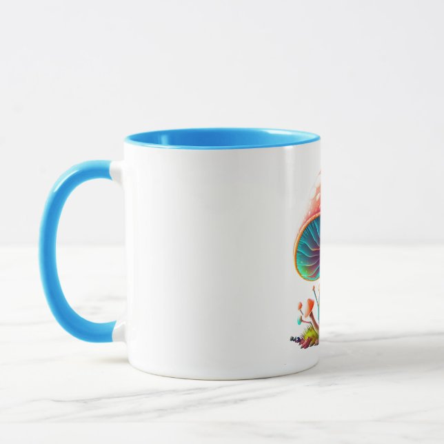 Arc en ciel Amanita Muscaria Combo Mug (Gauche)