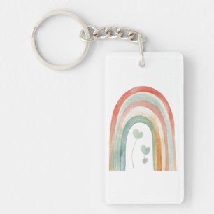 Arc-en-ciel aquarelle boho