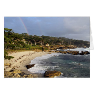 Arc-en-ciel au-dessus de carte de Carmel