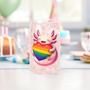 Arc-en-ciel Axolotl Cœur Fierté Amphibien