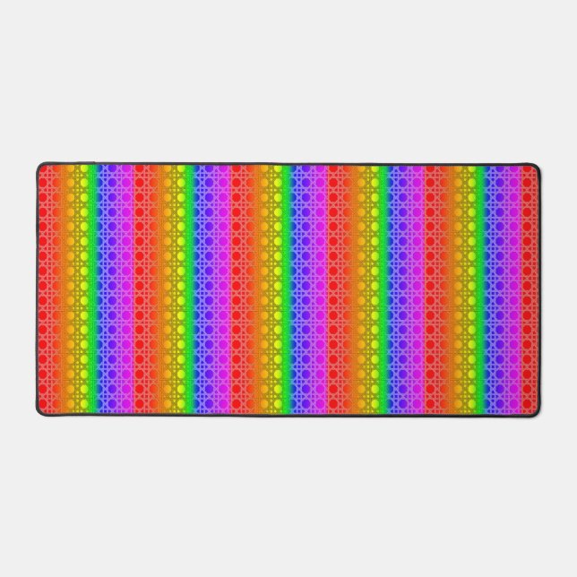 Arc-en-ciel Couleurs Drapeau Funky Gay Design GLBT (Recto)