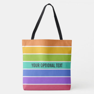 Arc-en-ciel Couleurs sacs personnalisés