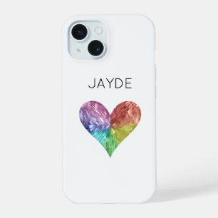 Arc en ciel Crystal Heart Téléphone mobile